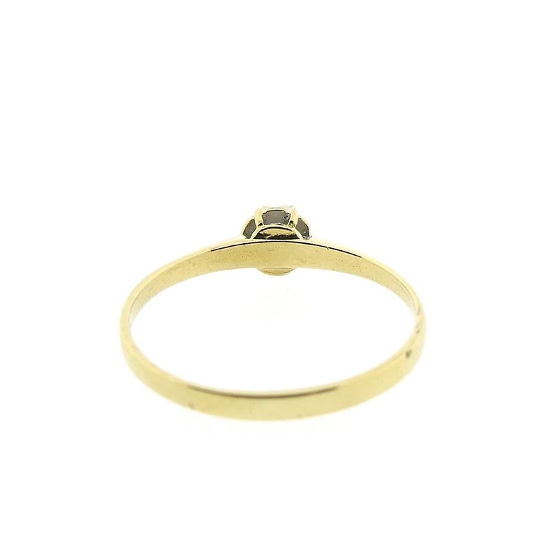 Image 5 of Gold solitaire ring with diamond | 0.03 ct.