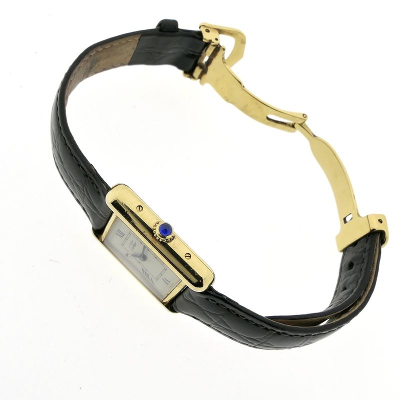 Image 11 of Cartier Tank Vermeil 2415; Women's watch