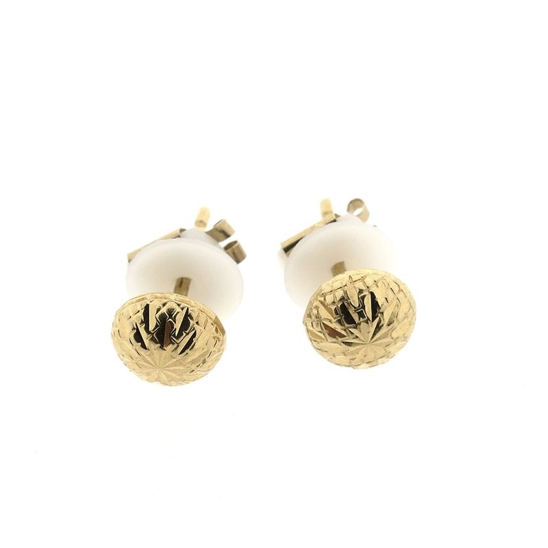 Image 6 of Golden subtle stud earrings