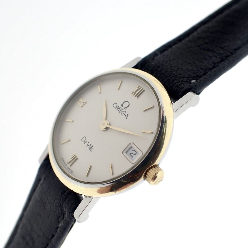 Image 5 of Omega DeVille Staal/goud; Dames horloge