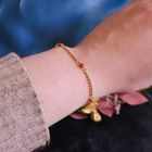 Image 4 of 18 ct. Gold bracelet with red coral | 16.5 cm