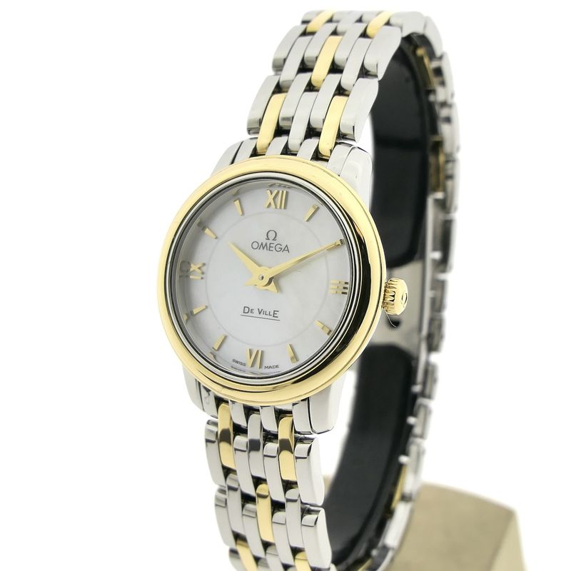 Image 2 of Omega De Ville Prestige; 18k gold/steel women's watch
