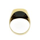 Image 8 of 8 carat large men's signet ring | Onyx