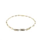 Image 3 of Two-tone gold fantasy link bracelet