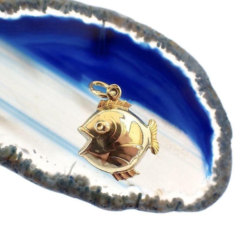 Image 2 of Gold fish pendant