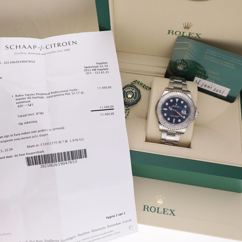 Image 22 of Rolex Yacht-Master 40mm 126622; Automatic men's watch