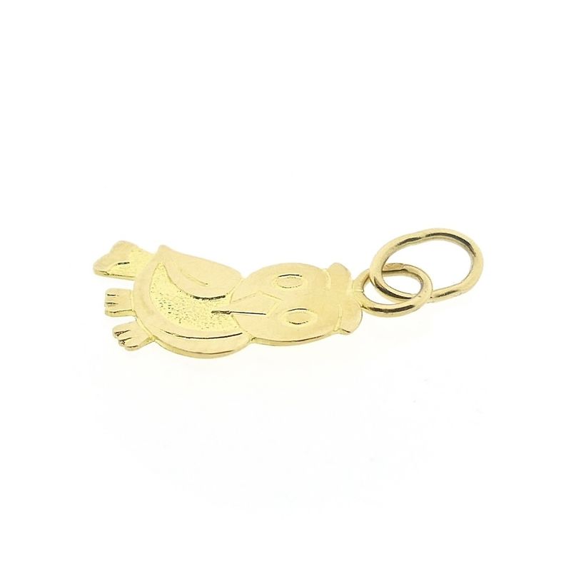 Image 9 of 18 carat gold owl pendant