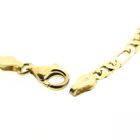 Image 6 of Two-tone gold Figaro link chain