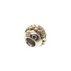 Image 1 of Pandora charm; Silver with gold; Saturn Flower