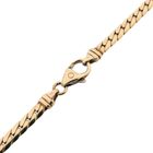Image 4 of Gold flat gourmet link chain