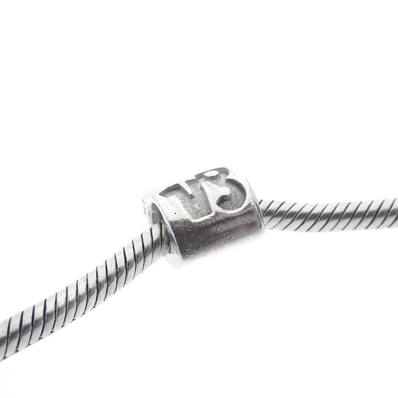 Image 2 of Pandora charm; Silver; Zodiac Sign Capricorn