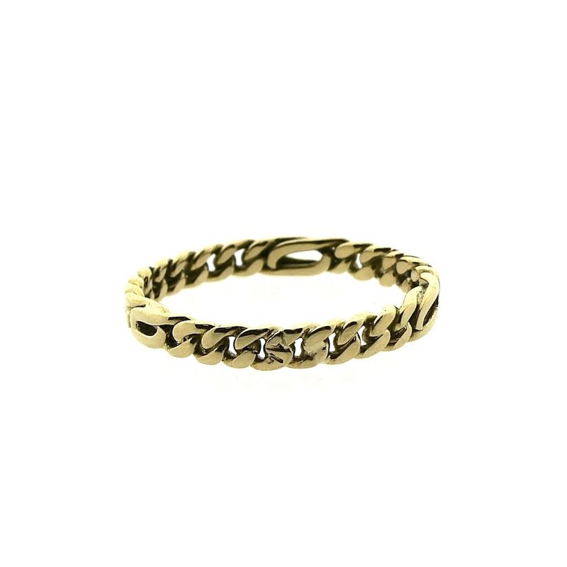 Image 3 of Gold link ring