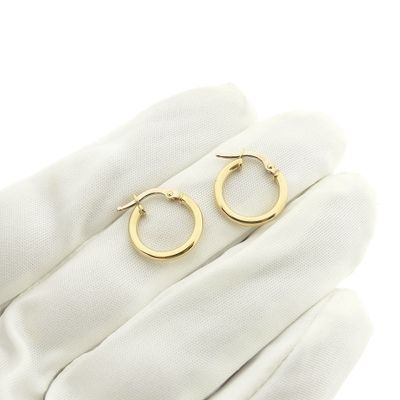 Image 2 of 18K Gold Earrings | Ø 14 mm