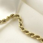 Image 6 of Gold twisted link bracelet | 20 cm