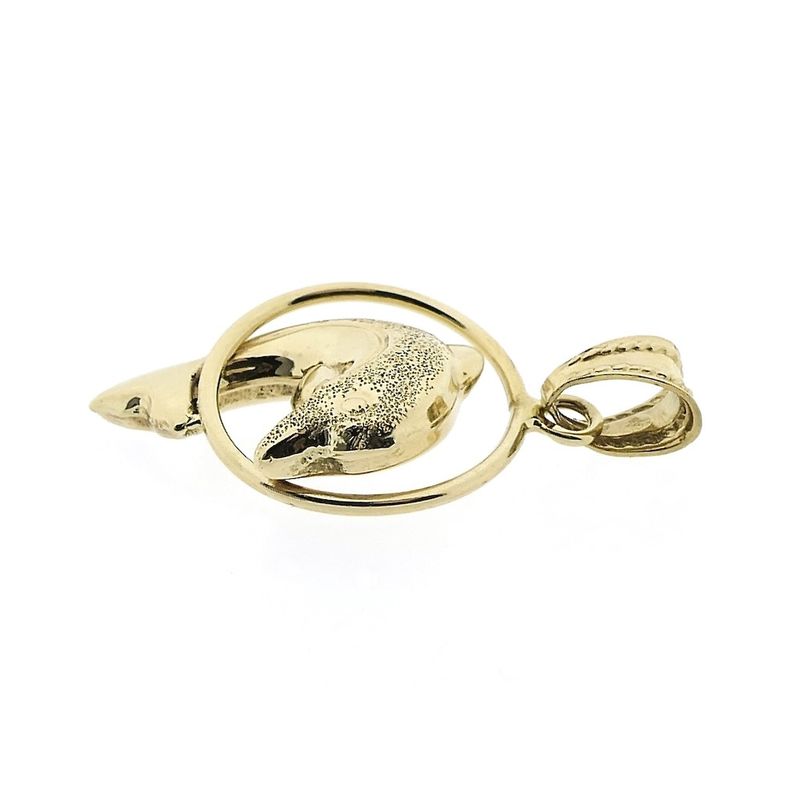 Image 5 of Golden dolphin pendant