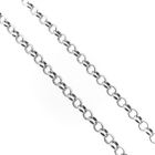 Image 3 of Silver jasseron link chain.