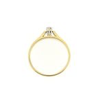 Image 5 of Gold solitaire ring with diamond | 0.07 ct.