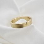 Image 4 of Gold matte ring; Niessing