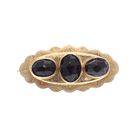 Image 1 of Vintage gold brooch with garnet