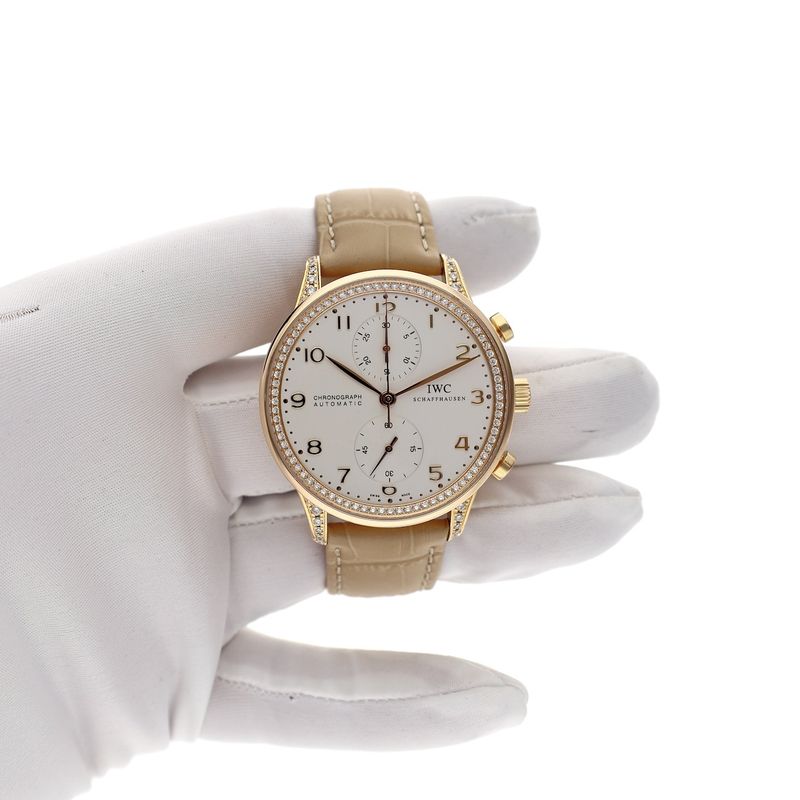 Image 16 of IWC Portuguese Chronograph IW371486; 18k rose gold men's watch