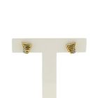 Image 1 of Gold stud earrings with diamond; 0.01 ct.