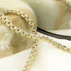 Image 2 of Two-tone gold anchor link necklace | 44.5 cm