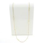 Image 9 of Long gold Venetian link chain.