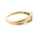 Image 6 of Gold ring with diamond; 0.005 ct.