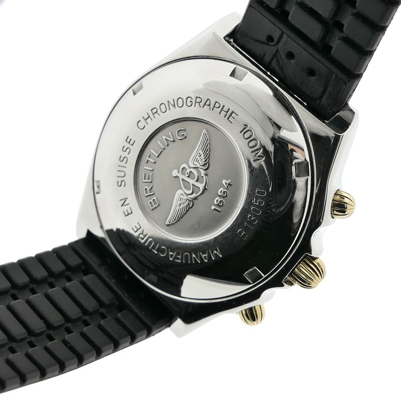 Image 12 of Breitling Chronomat Chronograph B13050; Vintage men's watch in full set