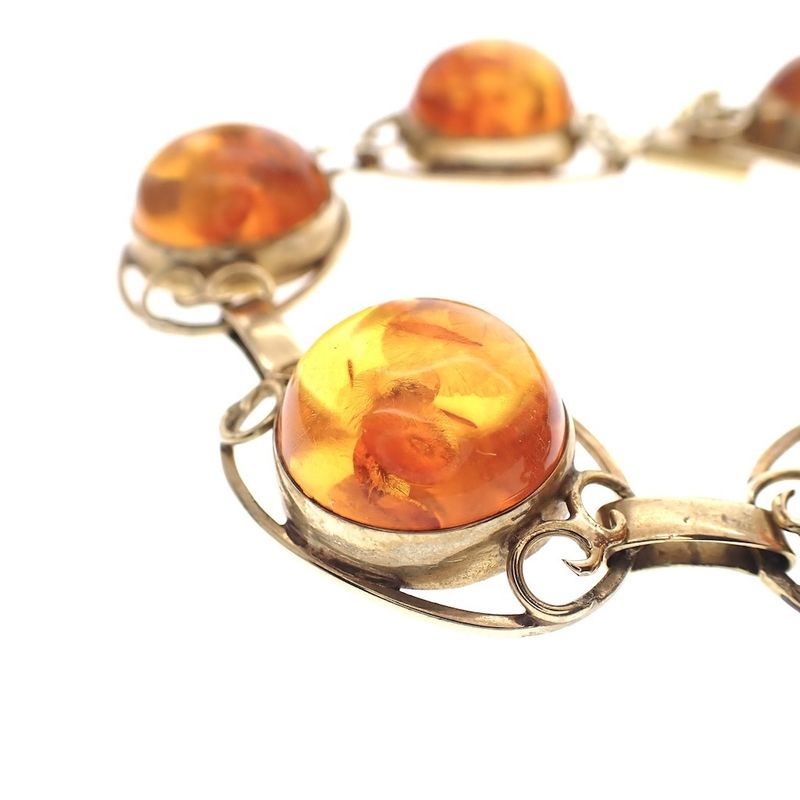 Image 3 of 8 carat bracelet with amber