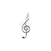 Silver charm; G-clef