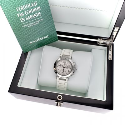 Image 2 of Cartier Pasha Seatimer 3129 Chronograph Watch