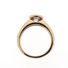 Image 3 of Rose gold 'Sushi' ring set with aquamarine | Bron Jewelry