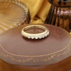 Image 1 of Gold ring with diamond; 0.35 ct.