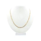 Image 1 of Two-tone gold Figaro link chain