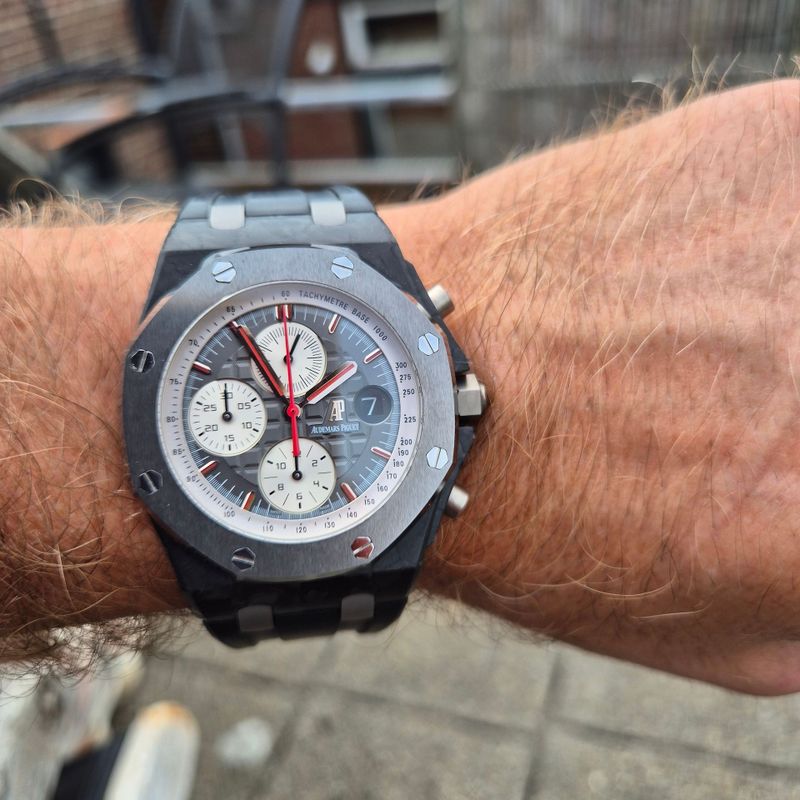 Afbeelding 11 van Audemars Piguet Royal Oak Offshore 'Jarno Trulli Limited Edition' 26202AU.OO.DOO2CA; Automatisch Her