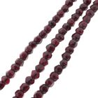 Image 8 of Antique garnet bead necklace with gold decorative clasp | 62 cm