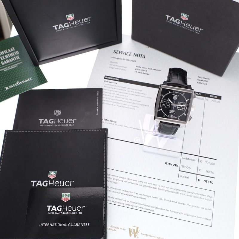 Image 4 of TAG Heuer Monaco CAW2110; Chronograph men's watch