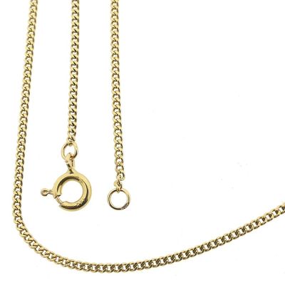 Image 1 of Gold gourmet link chain | 40 cm
