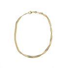 Image 3 of Gold twisted link bracelet | 21.5 cm