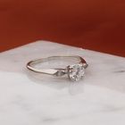 Afbeelding 2 van Witgouden solitairring met diamant; 0,54 ct.