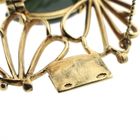 Image 8 of Gold bracelet with amethyst and jade