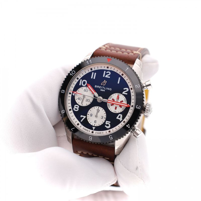 Image 5 of Breitling Classic AVI 'Mosquito' Chronograph; Automatic Men's Watch
