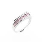Image 1 of Silver Ring with Pink Zirconia