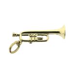 Image 3 of Gold pendant of a trumpet
