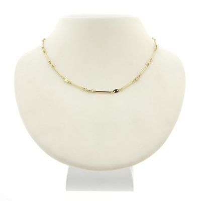 Gold chain with bars | 36.5 cm Image 1 of Gold chain with bars | 36.5 cm