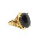 Image 9 of Gold ring with black labradorite