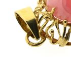 Image 9 of Vintage Gold Pendant with Rhodochrosite