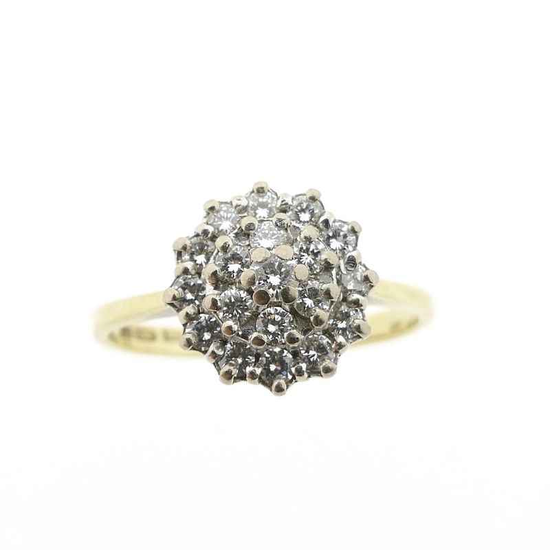 Image 3 of Gold cocktail ring with diamond | 0.60 ct.