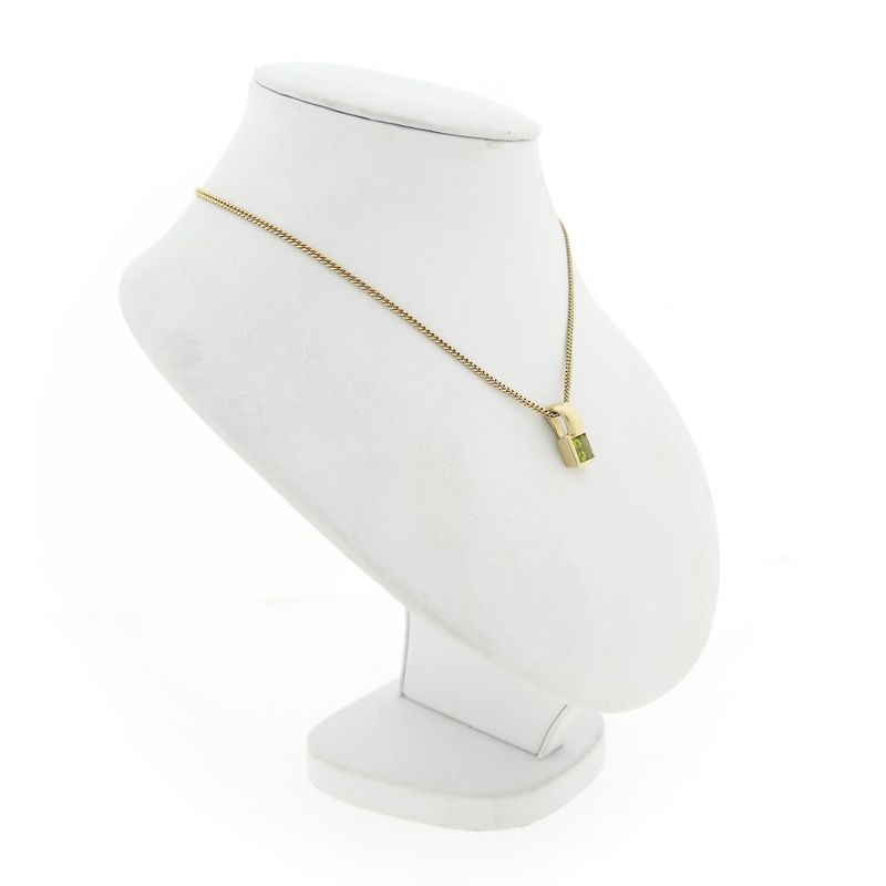 Image 7 of Gouden hanger met peridoot
